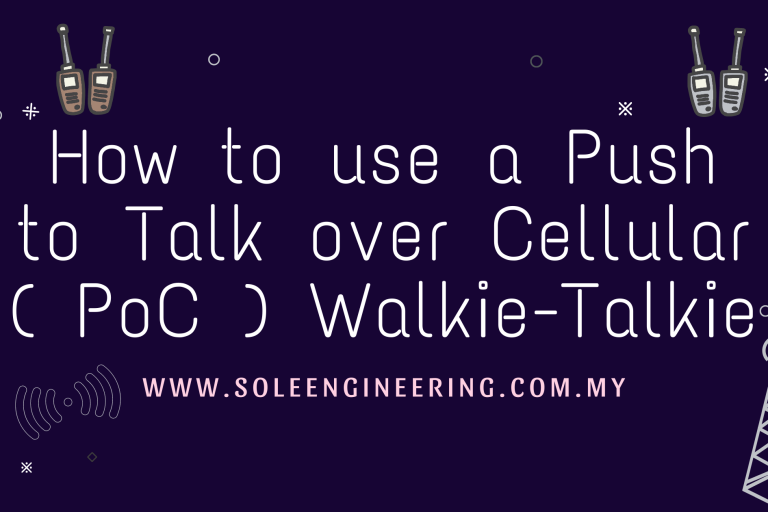 How to use a Push to Talk over Cellular (PoC) Walkie-talkie?