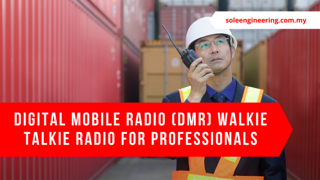 Digital Mobile Radio (DMR) Walkie Talkie Radio for Professionals Digital Mobile Radio (DMR) Walkie Talkie Radio for Professionals