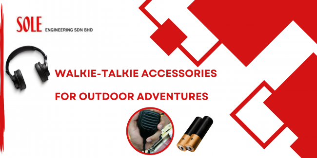 Sole Engineering offers you the best walkie-talkie accessories for outdoor adventures. Here we are talking about rechargeable batteries, headset, microphone, and holsters.