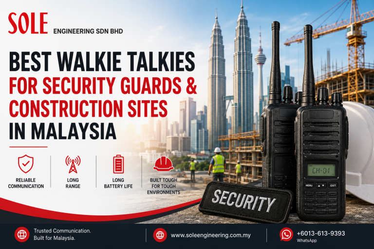 Walkie Talkies for Security Guards Malaysia
