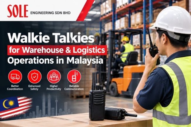 Walkie Talkies for Warehouse in Malaysia